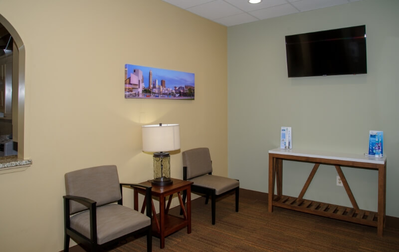 Chardon dental office waiting room